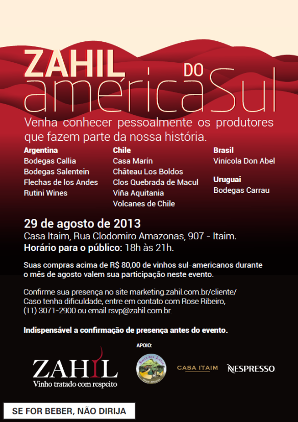 Evento Zahil 2013